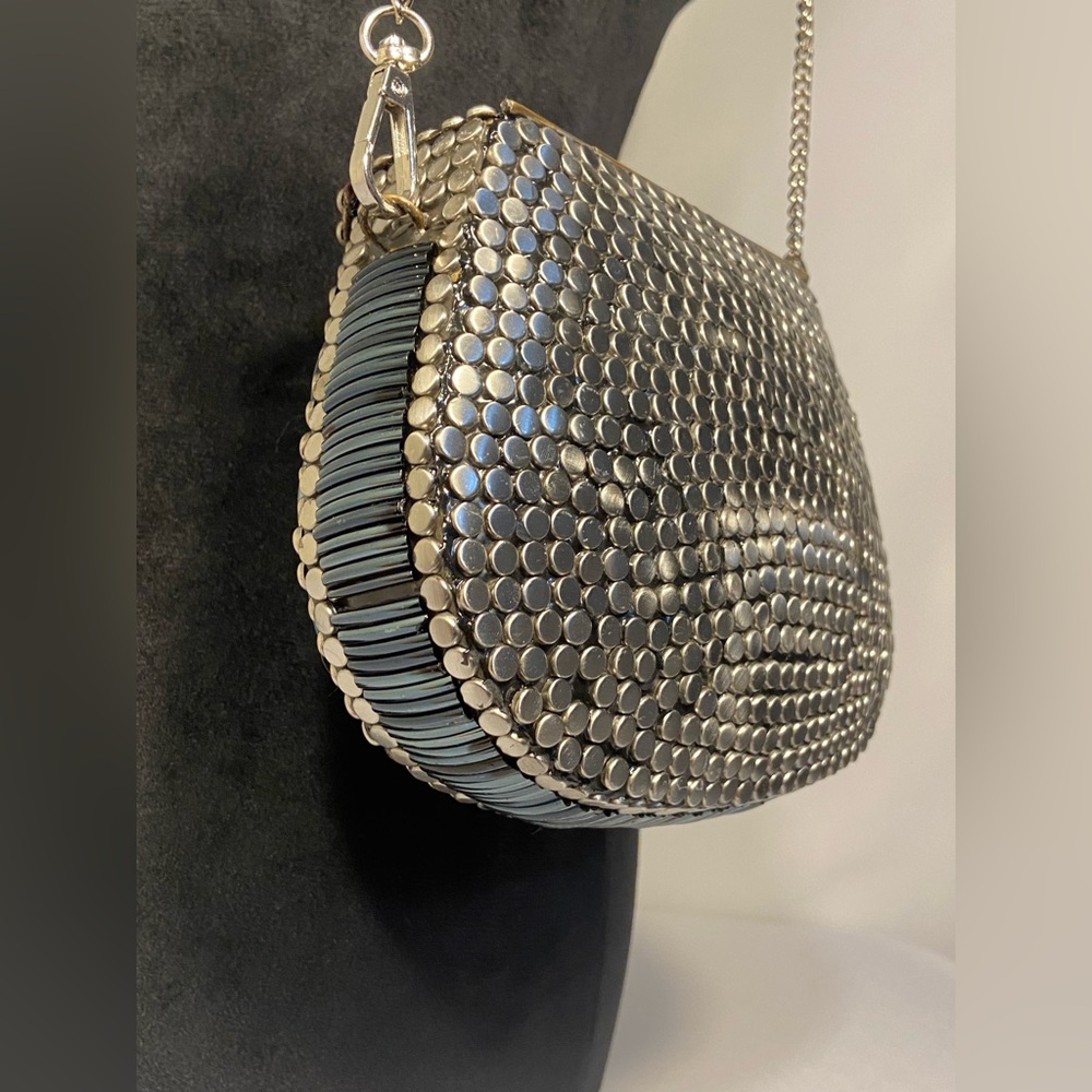 🔥SALE Ramla ~ Gorgeous Artisan Handcrafted Bag Silver Blue Black & Brass Tones ✨ - Picture 8 of 15